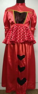 Kids Costumes to Hire - Queen of Hearts dress & skirt - CHILD